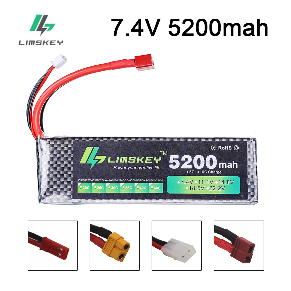 Rc Hobby Helicopter - Limskey Power batería 7,4 V 5200mAh