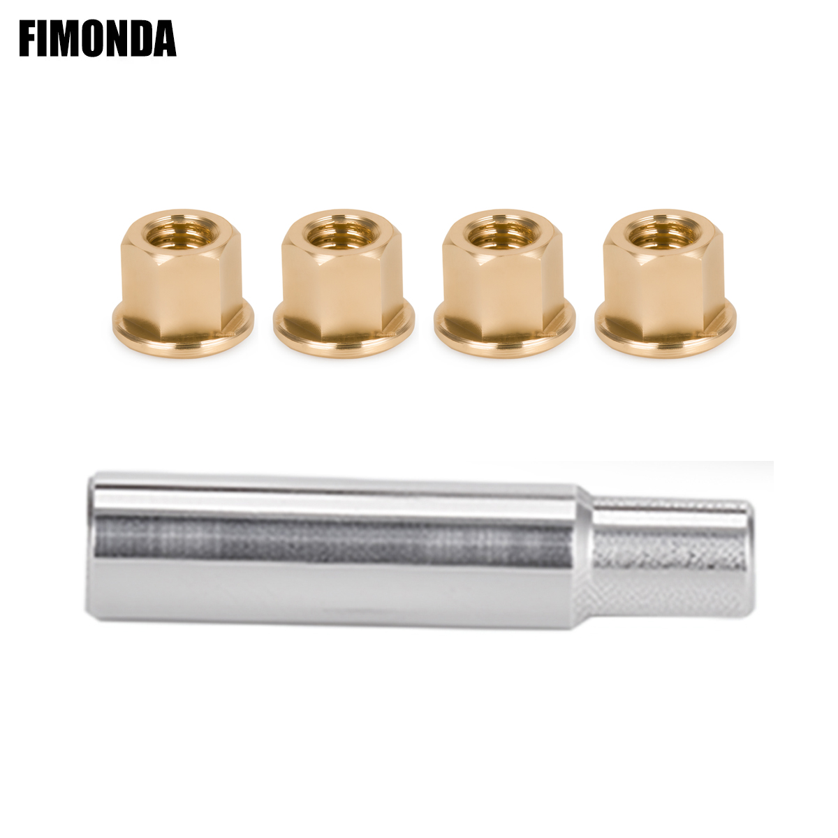 Rc Hobby Tools - Tuercas de Rueda de Latón con