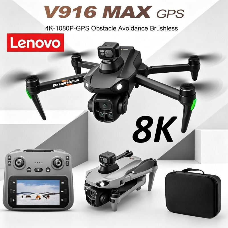 Rc Hobby China - Dron Profesional Lenovo V916MAX 8K HD