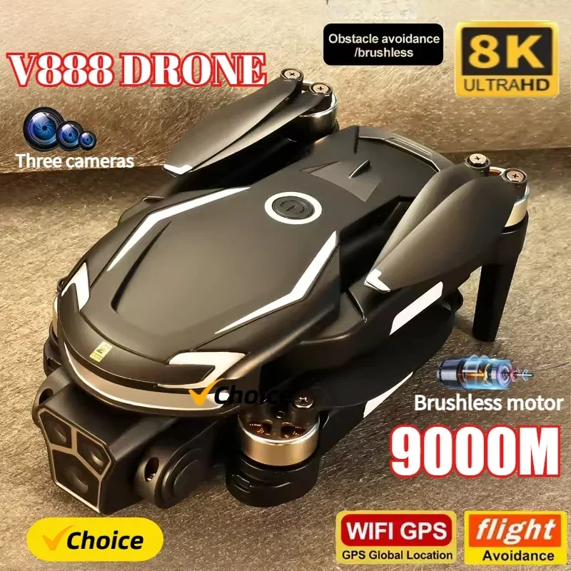 Rc Hobby China - Nuevo Dron V888 8K GPS con