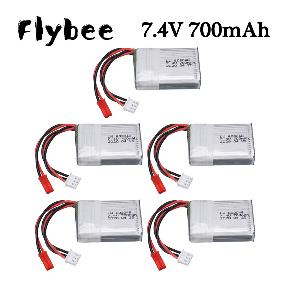 Rc Hobby Helicopter - Batería Lipo de 7,4 V, 700mAh,