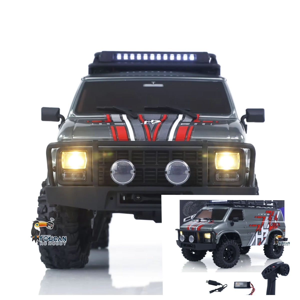 Rc Hobby Plus - 1/18 CR18P 1810503 Hobby Plus 4X4