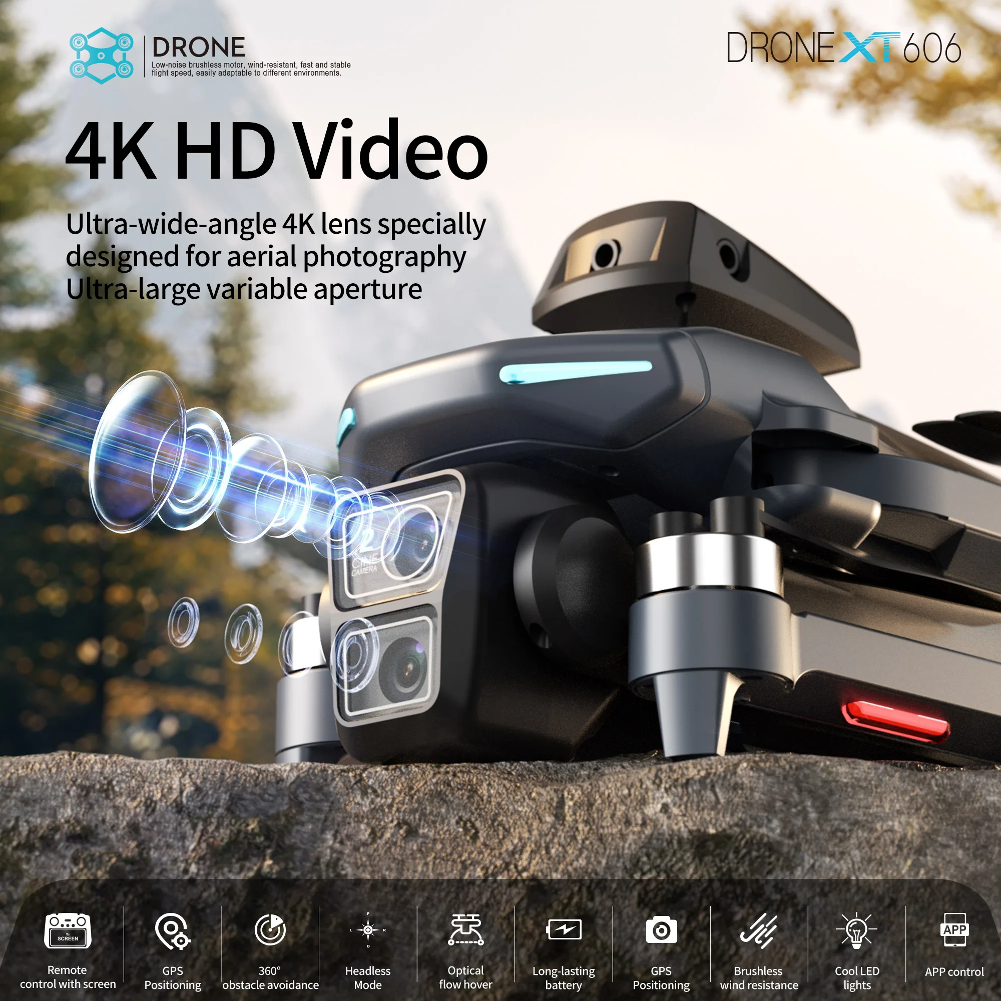 Dron Profesional Lenovo XT606  - Rc Hobby China reseña y precio