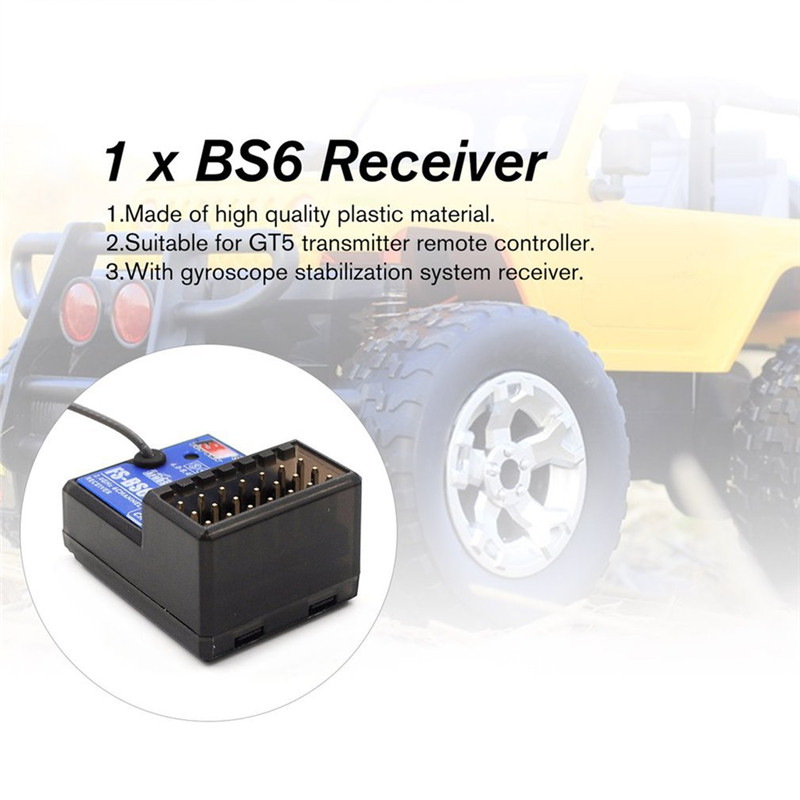 Receptor Flysky FS-BS6 2,4 Ghz - Rc Hobby Shops reseña y precio