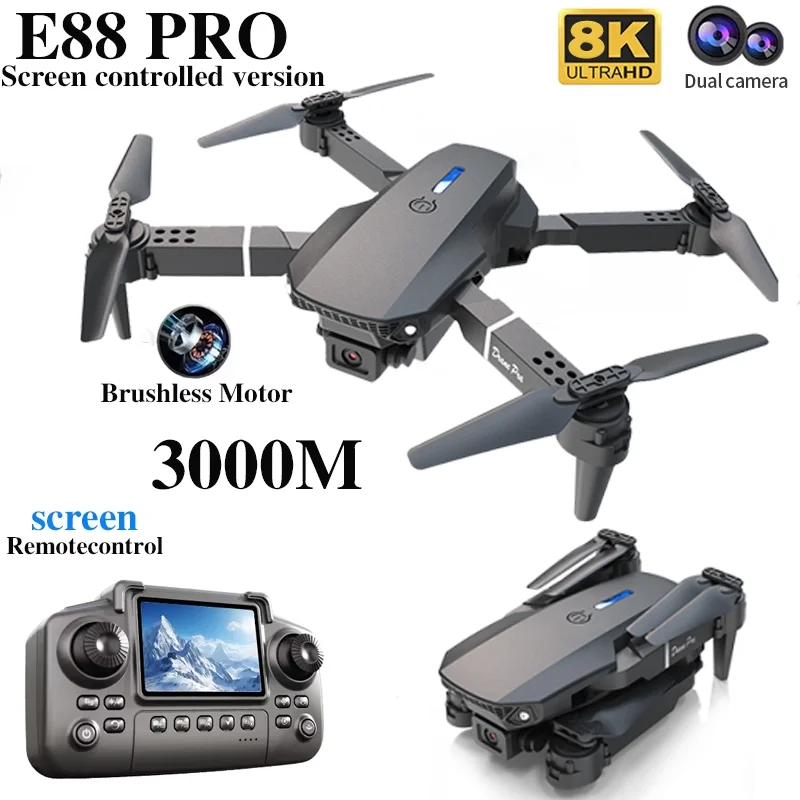 Dron profesional E88 PRO con p - Rc Hobby Helicopter reseña y precio