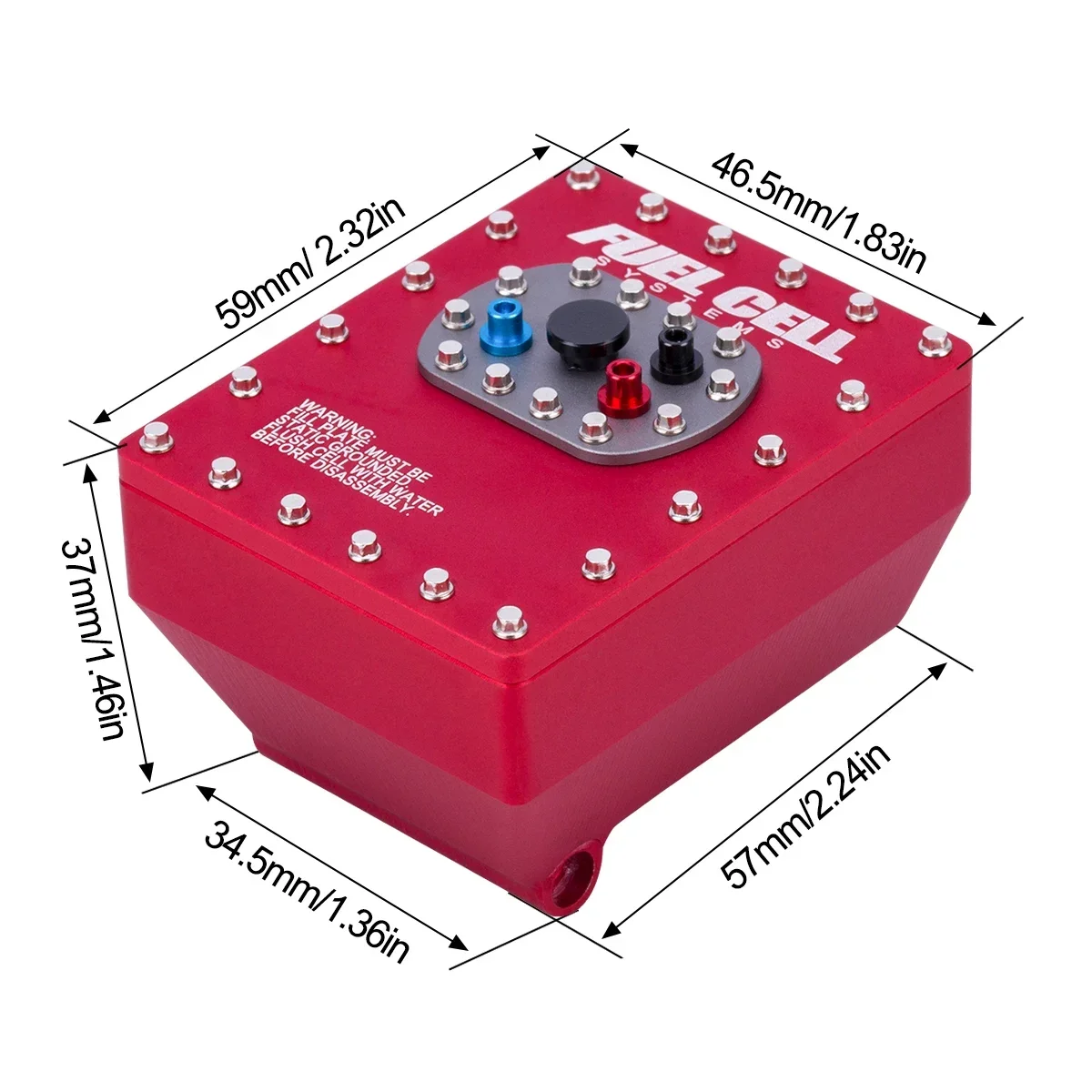 Caja receptora de pila de comb - Rc Hobby Tools reseña y precio