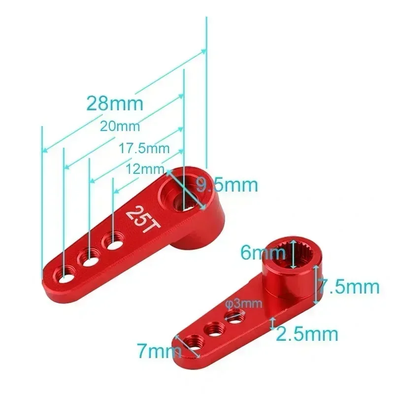 NEEBRC 25T Servo brazo de Meta - Rc Hobby Shops reseña y precio