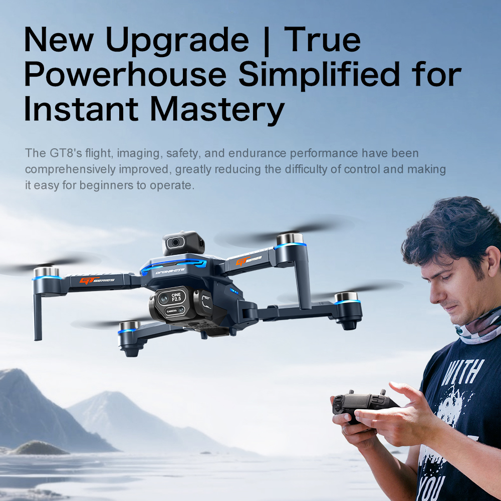 Dron Lenovo GT8 8K HD con cáma - Rc Hobby China reseña y precio