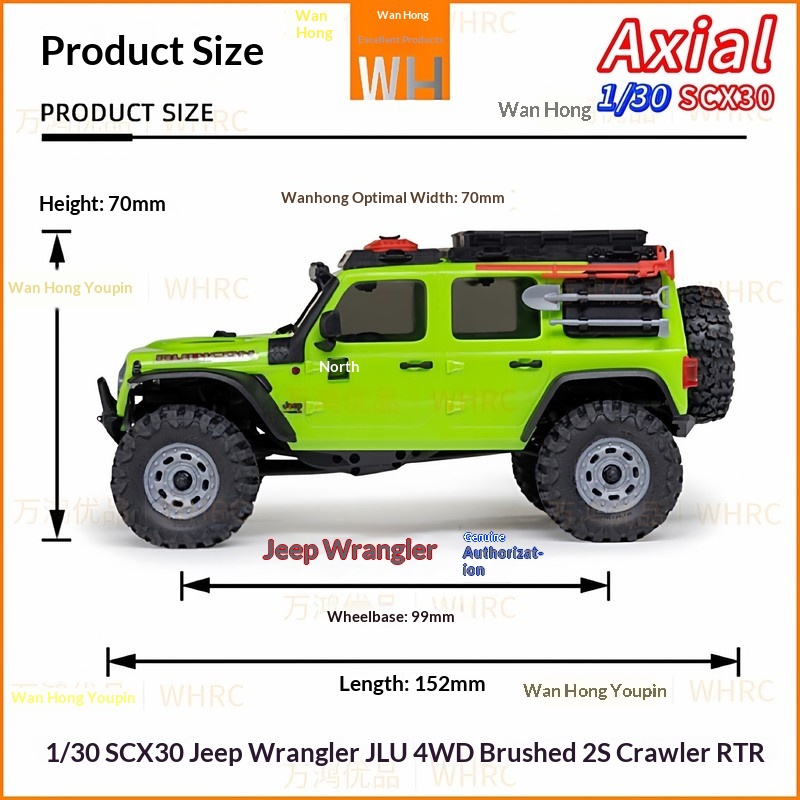 Axial 1/30 SCX30 Jeep Wrangler - Rc Hobby Jeep Wrangler reseña y precio