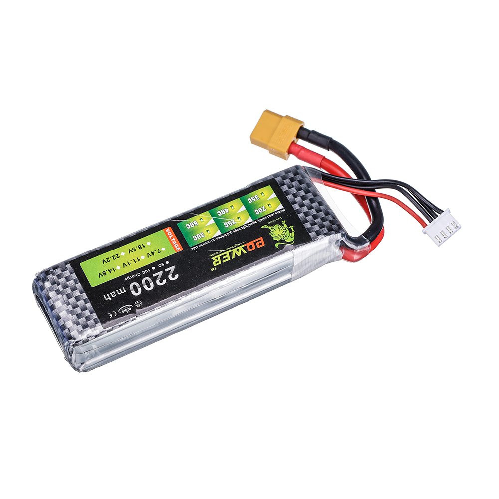 Batería Lipo 3S 11.1V 2200mAh  - Rc Hobby Helicopter reseña y precio
