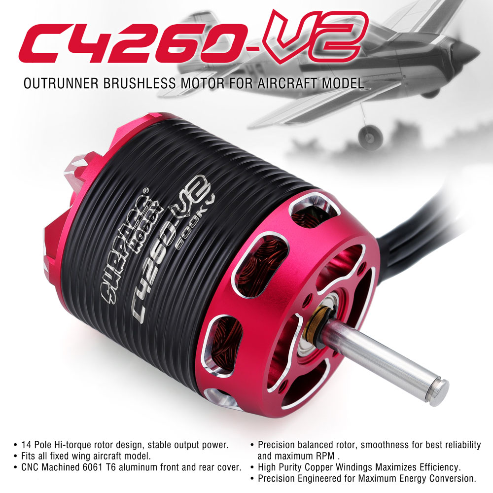 SURPASS HOBBY C4240 750KV/850K - Rc Hobby Motor reseña y precio