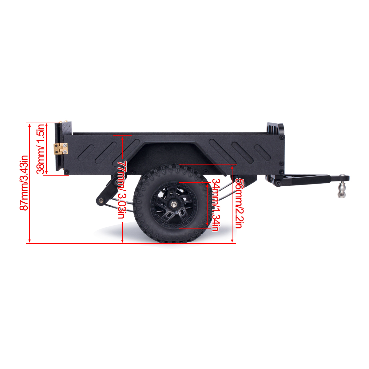 Remolque utilitario mecanizado - Rc Hobby Tools reseña y precio