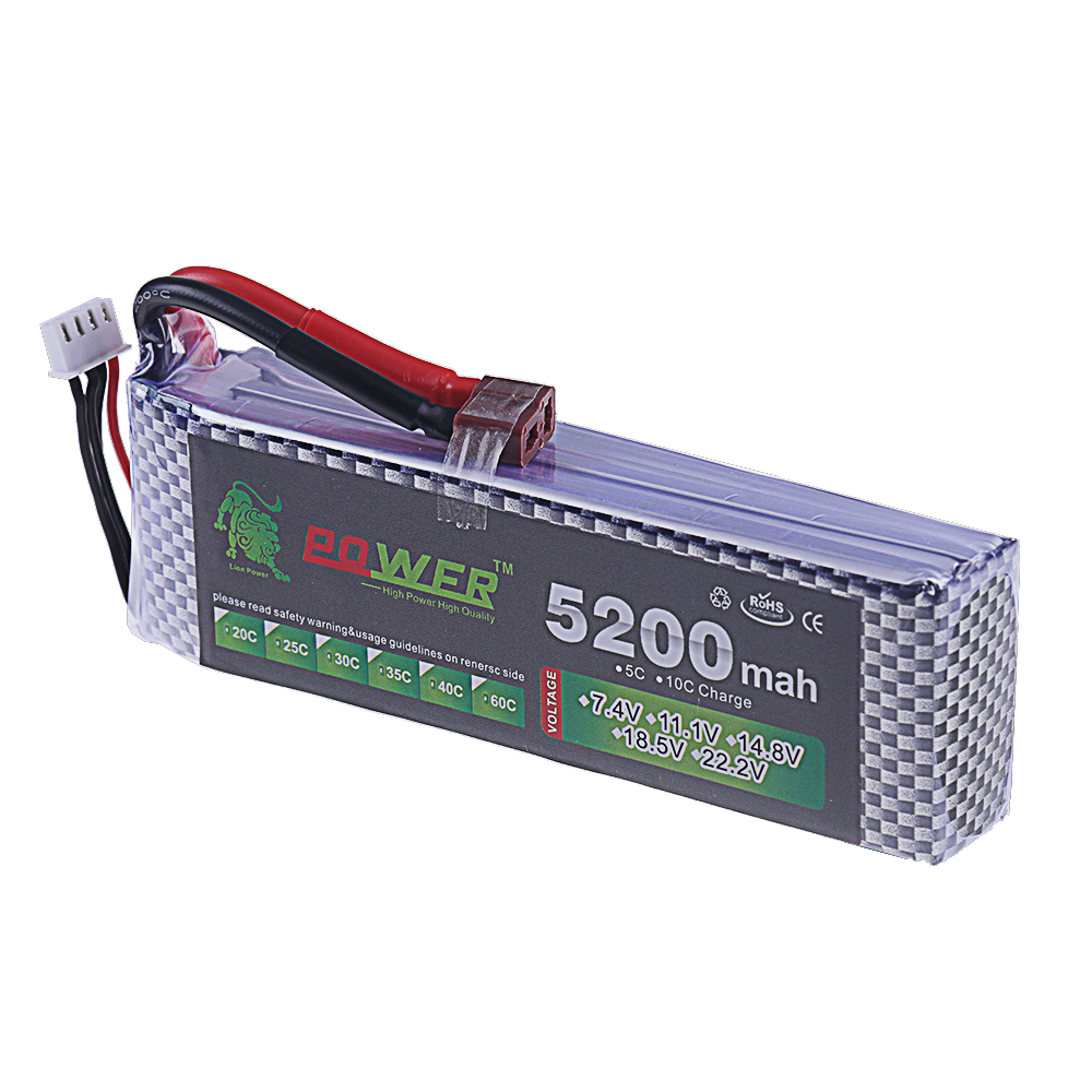 Batería Lipo 3S 11,1 V 5200mah - Rc Hobby Helicopter reseña y precio