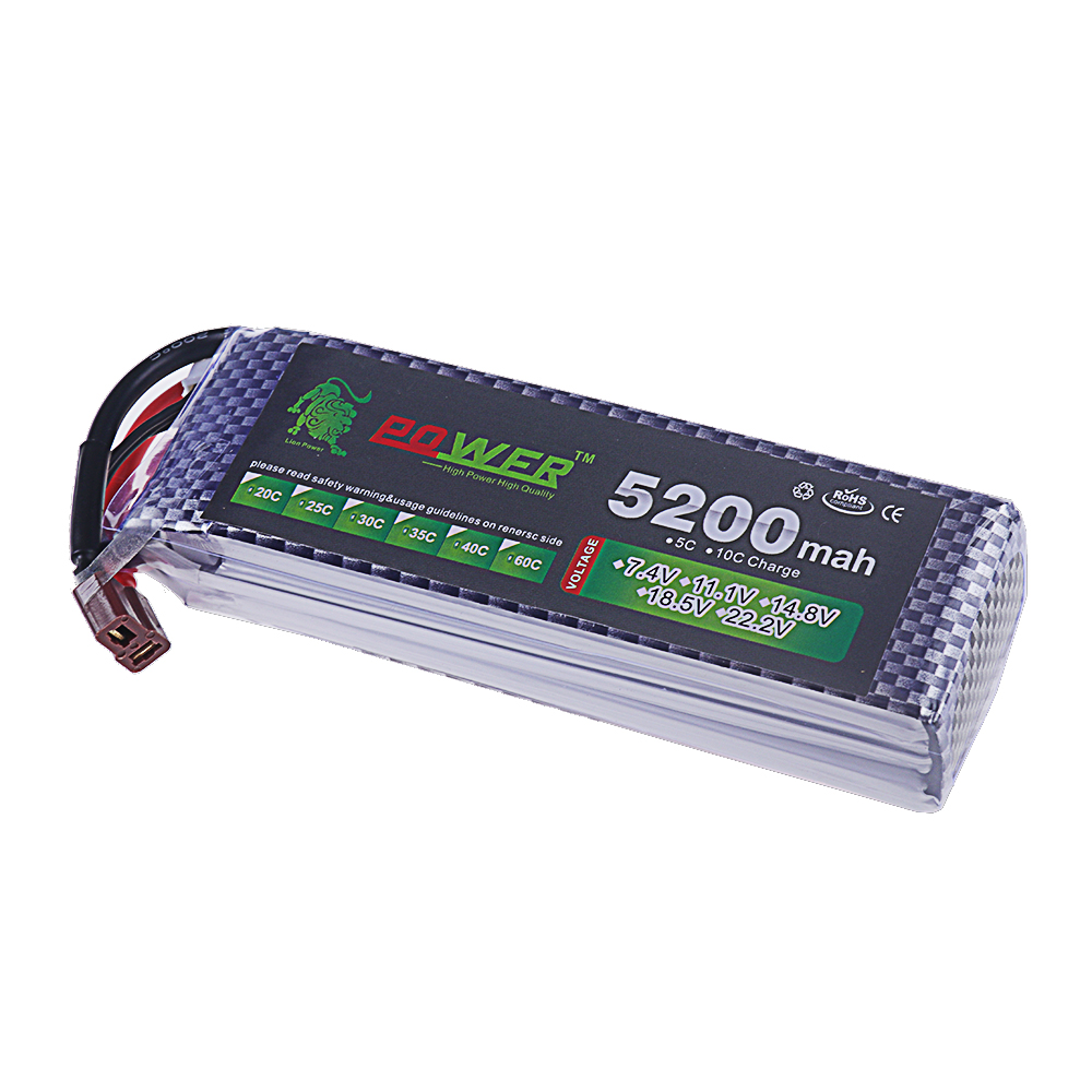 Batería Lipo 3S 11,1 V 5200mah - Rc Hobby Helicopter reseña y precio