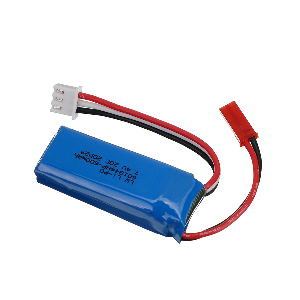 Batería Li-po de 7.4V 2S 600ma - Rc Hobby Brand reseña y precio